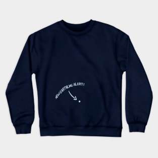 New earthling alert! (boy) Crewneck Sweatshirt